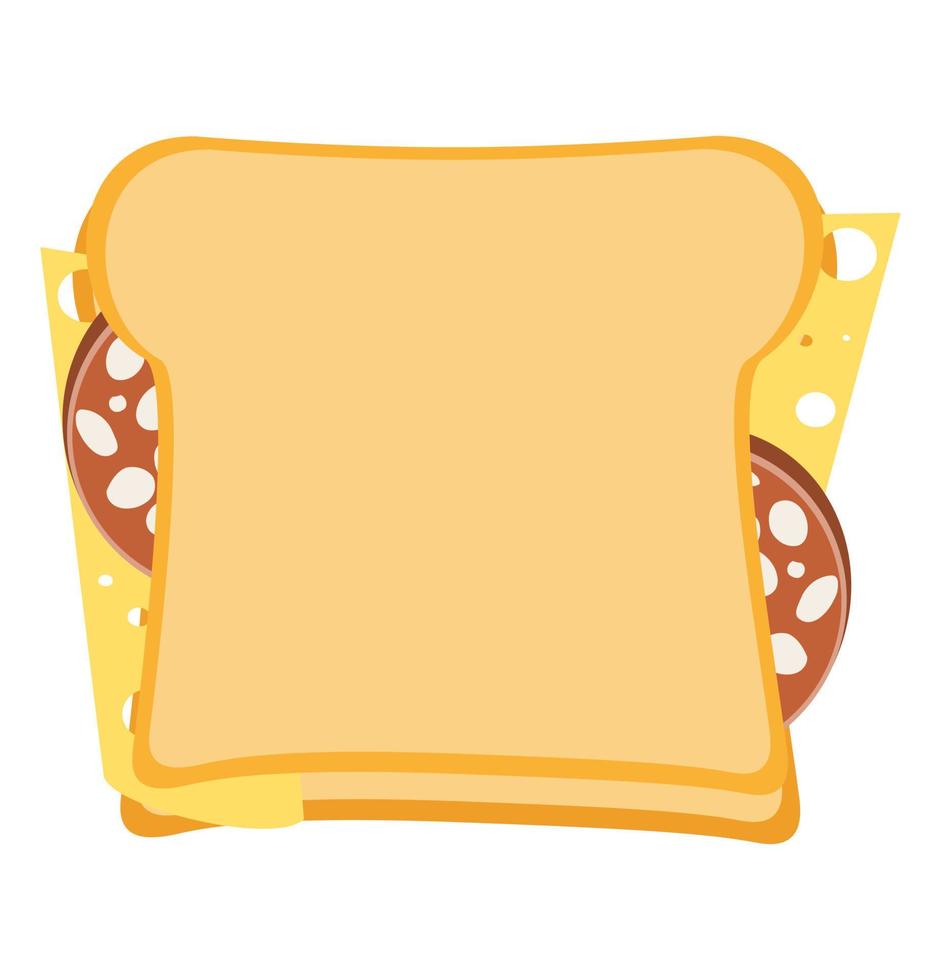 illustration vectorielle de nourriture icône plate isolée sur fond blanc vecteur