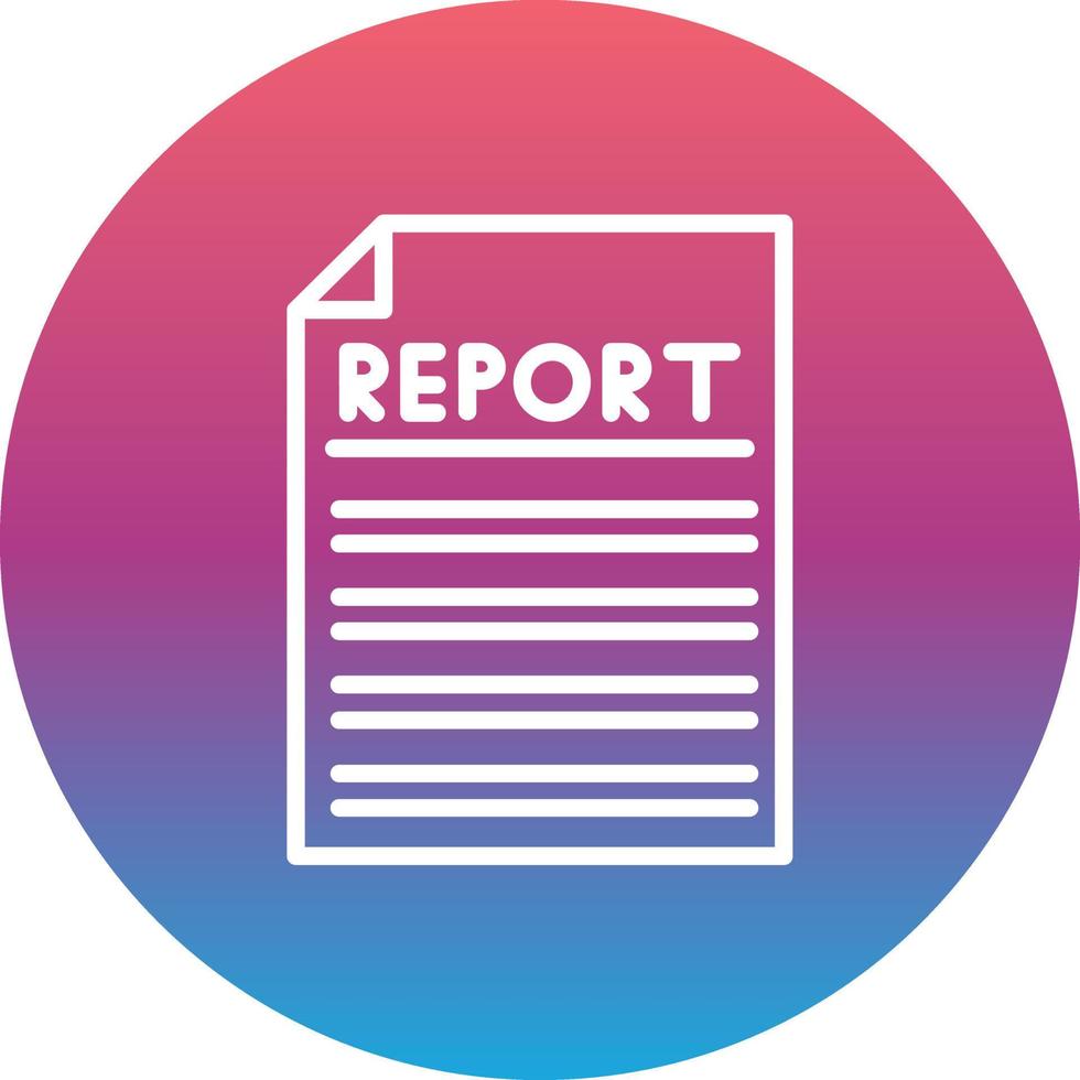 icône de vecteur de rapport