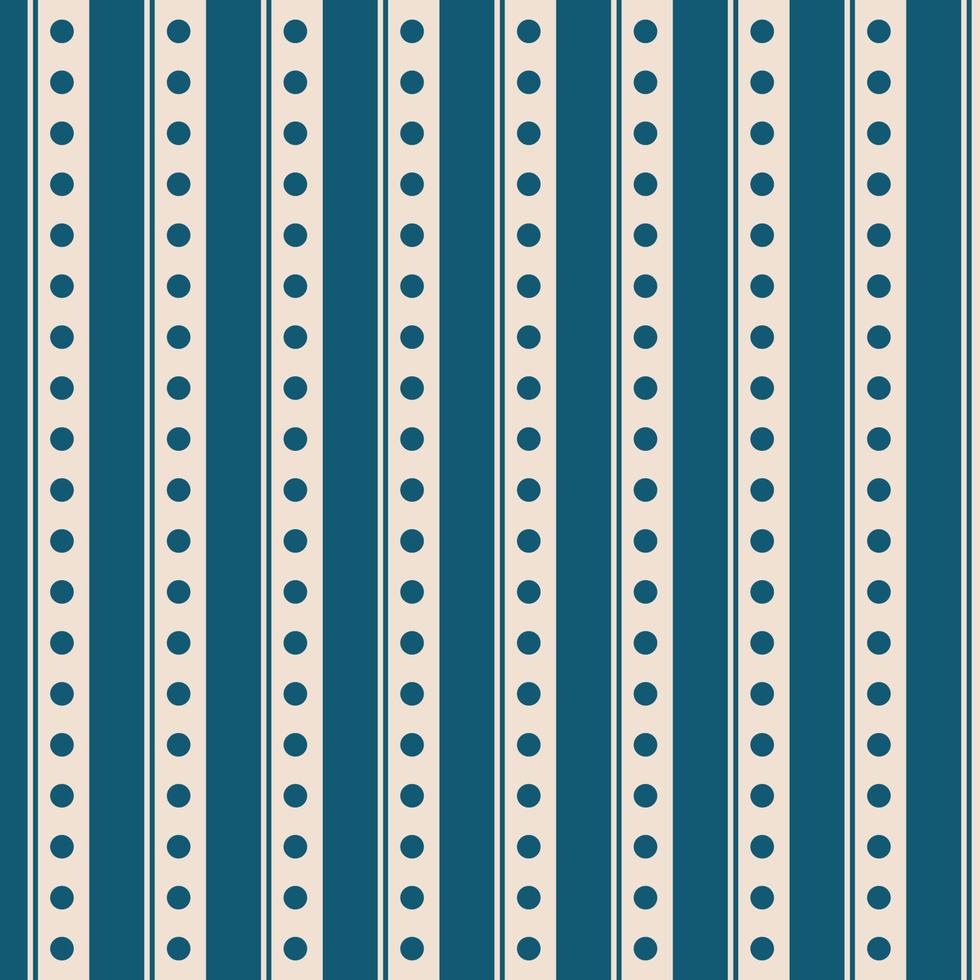 bande bleue avec papier peint à pois. parfait pour imprimer sur papier et autocollant. lignes et points illustration vectorielle de fond. vecteur