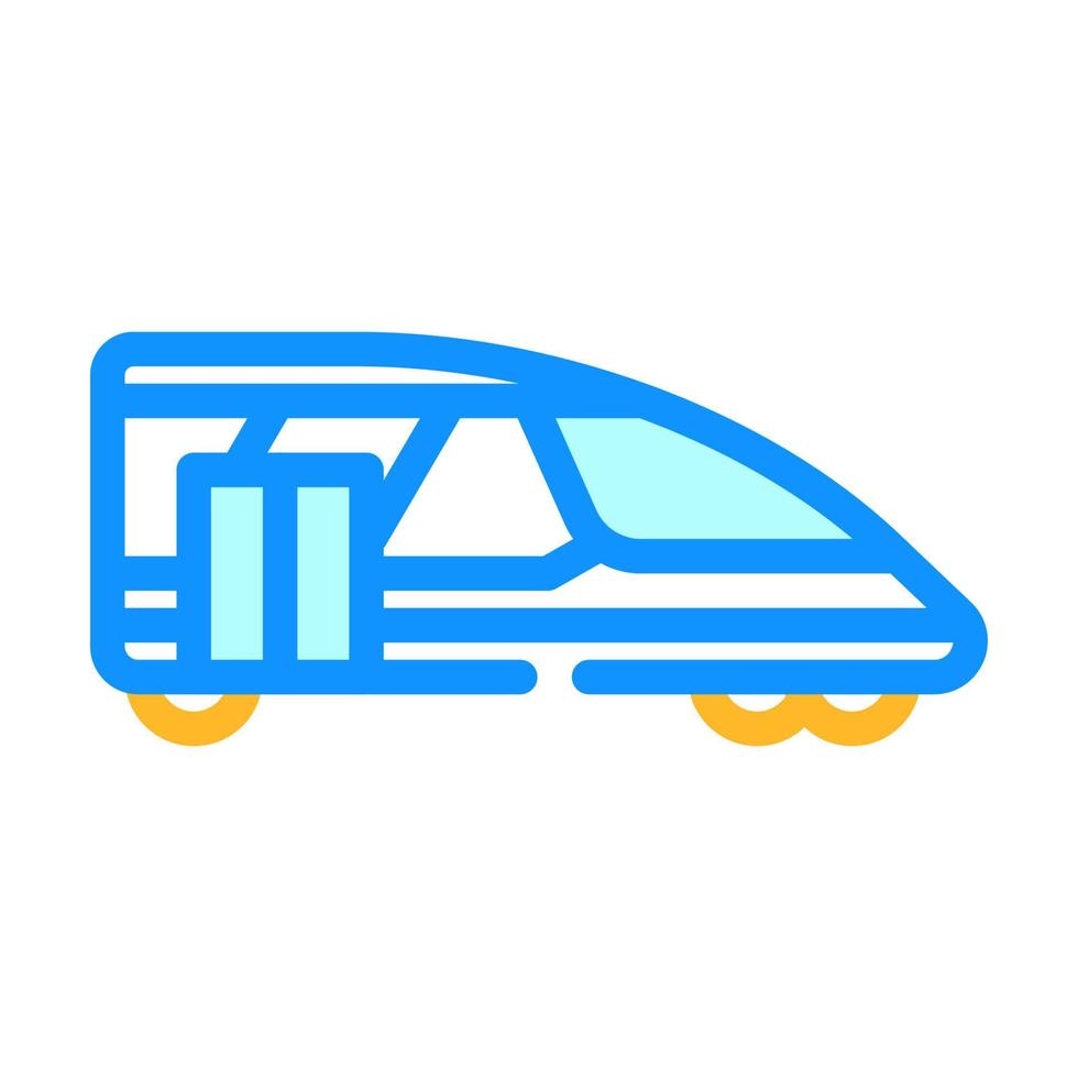 train transport couleur icône illustration vectorielle vecteur