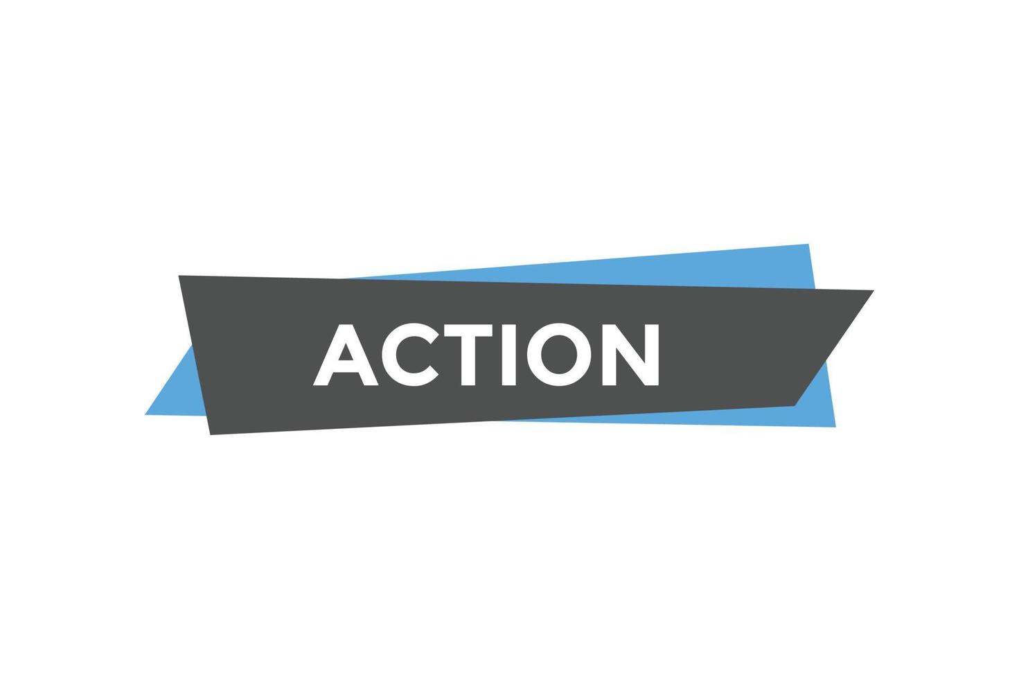 modèles de bannière web de bouton d'action. illustration vectorielle vecteur