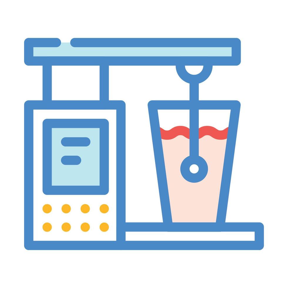 illustration vectorielle de l'icône de couleur de l'outil de compteur d'alcool vecteur