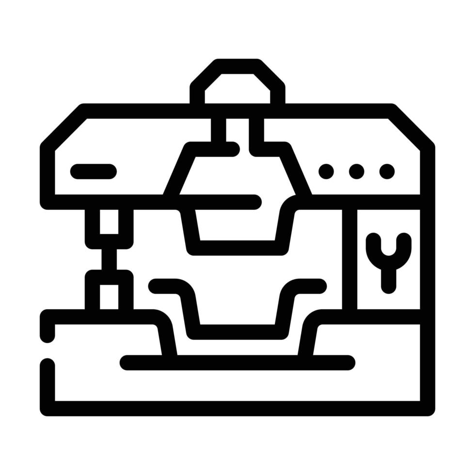 illustration vectorielle de l'icône de la ligne de produits de production vecteur