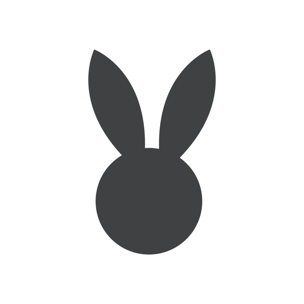 vecteur de modèle de logo de lapin