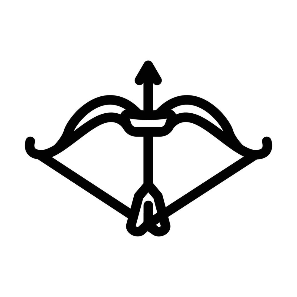 illustration vectorielle de l'icône de la ligne de vacances dussehra vecteur