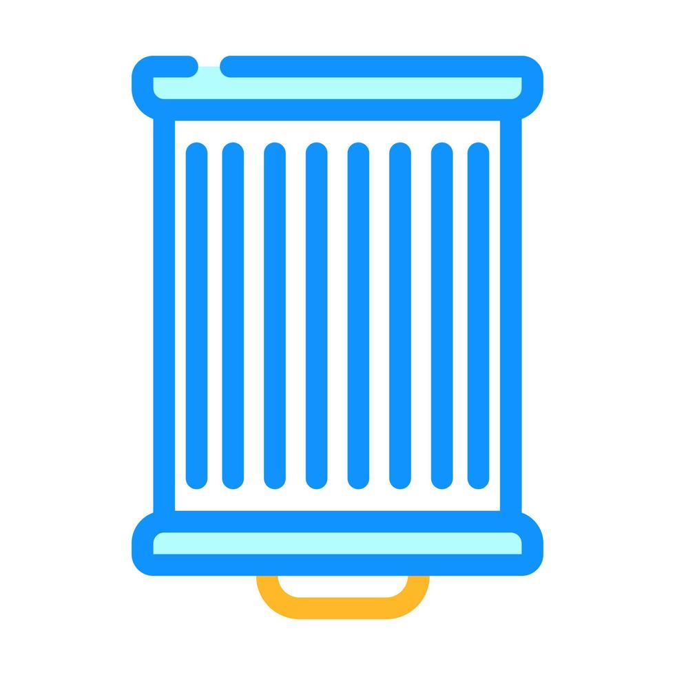 filtre à air dispositif de nettoyage partie couleur icône illustration vectorielle vecteur