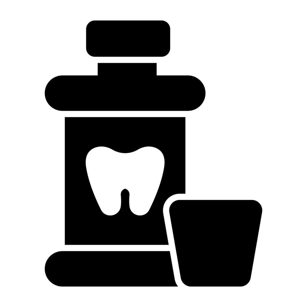 conception de vecteur de poudre de dent, indiquant le concept d'hygiène et de nettoyage