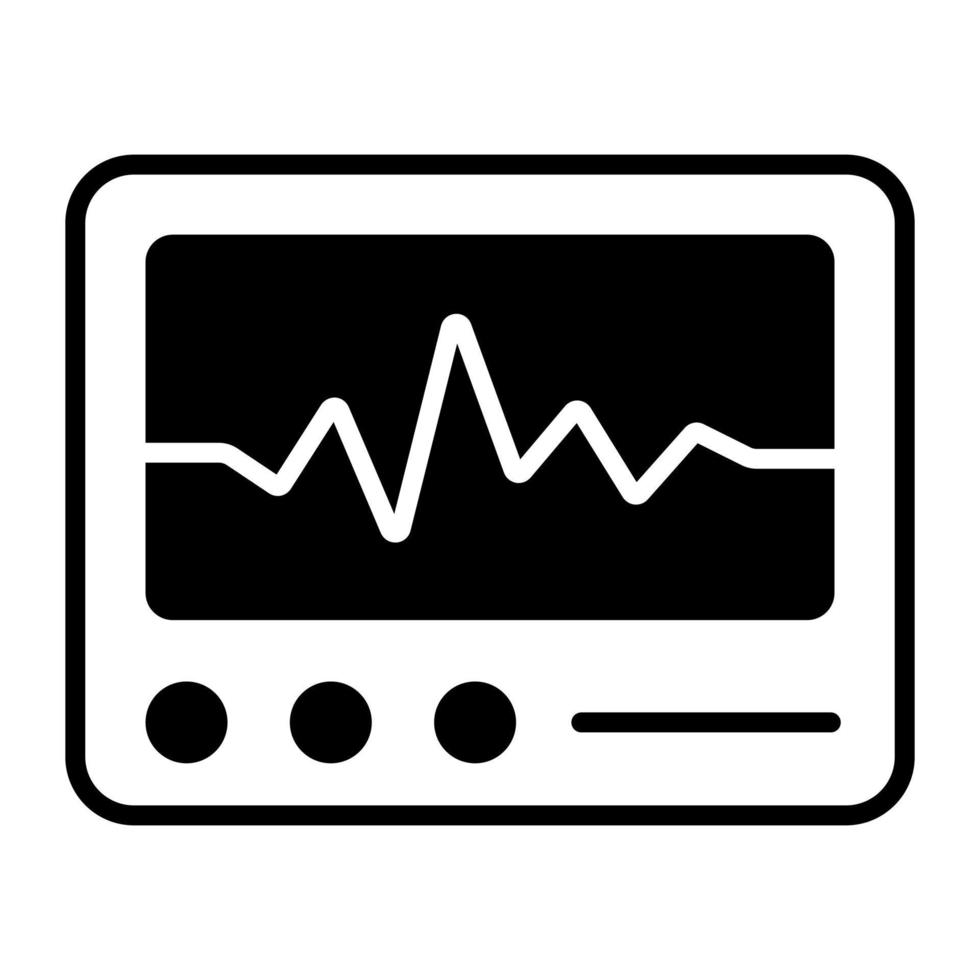 équipement médical pour la surveillance du rythme cardiaque, appareil d'électrocardiogramme vecteur