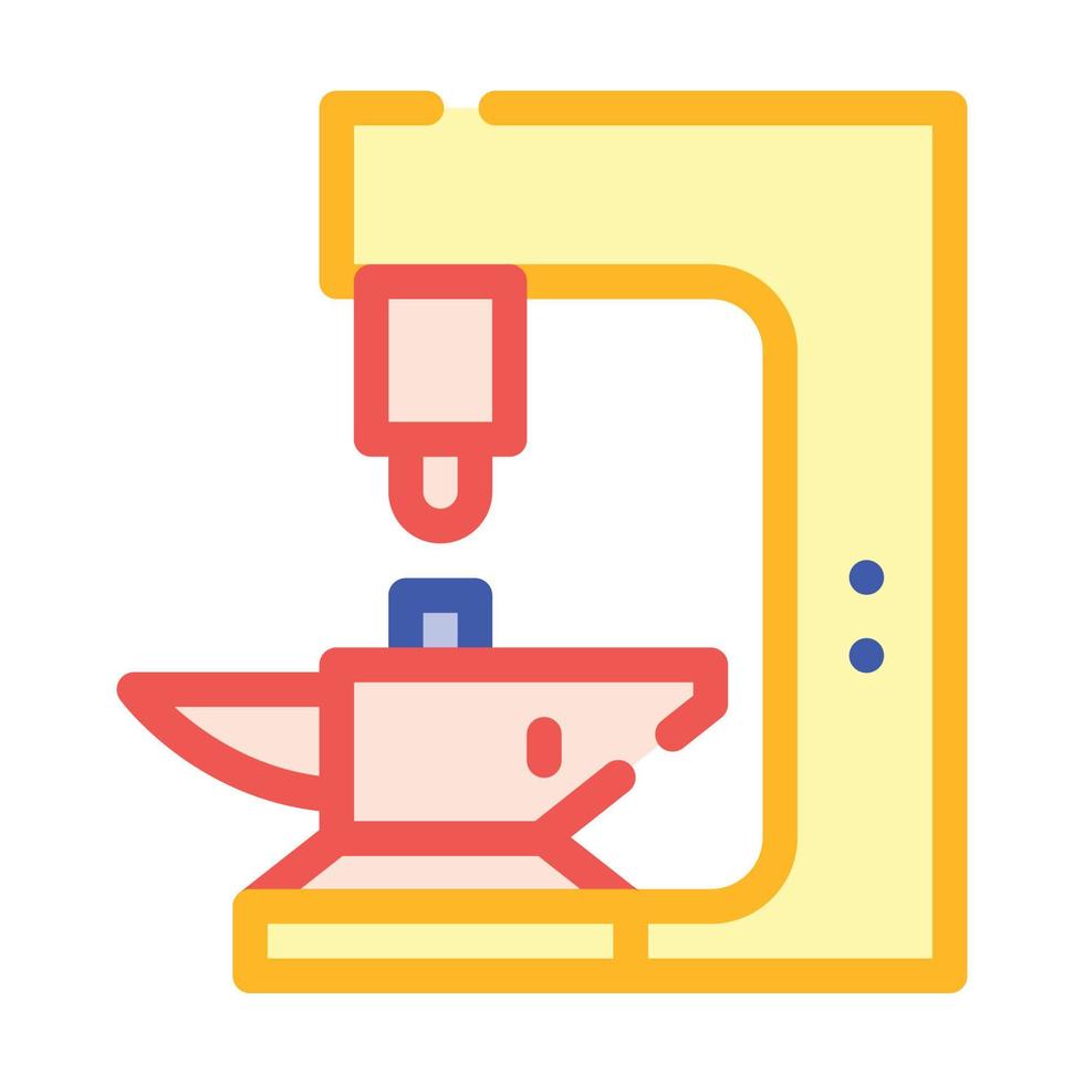 illustration vectorielle d'icône de couleur de forge automatique vecteur