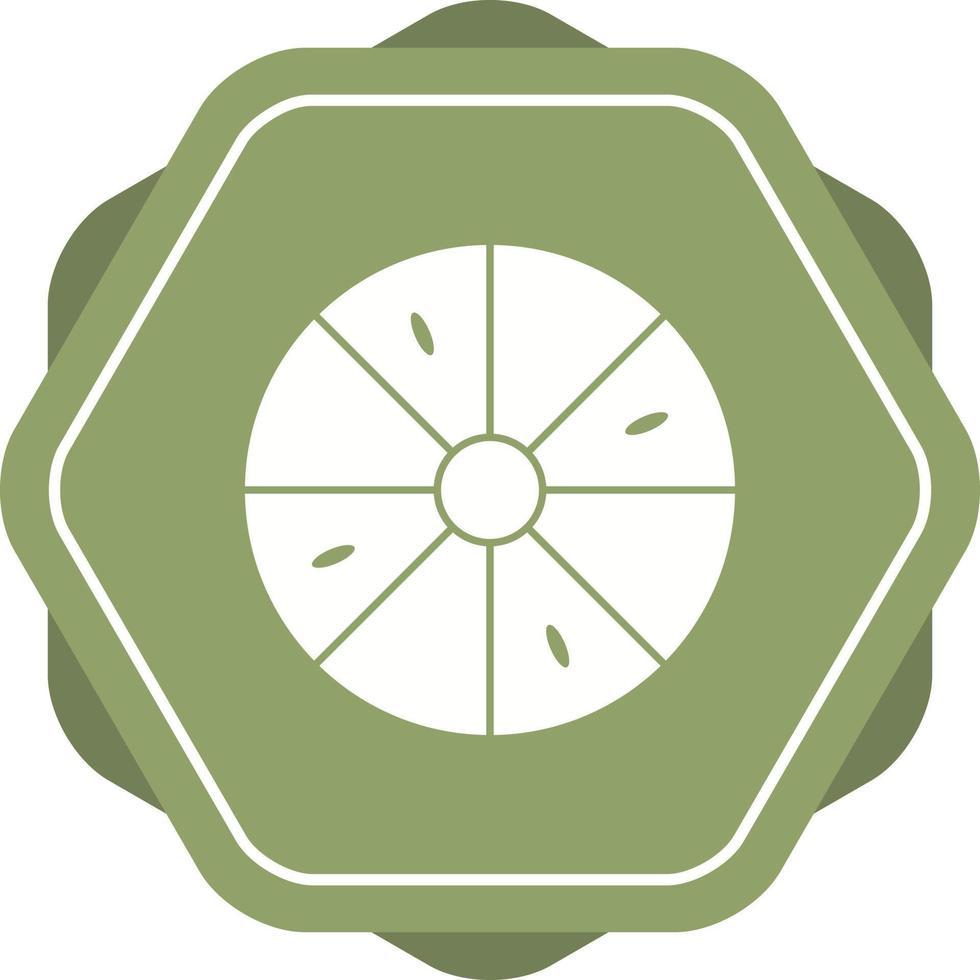 icône de glyphe de vecteur de citron unique