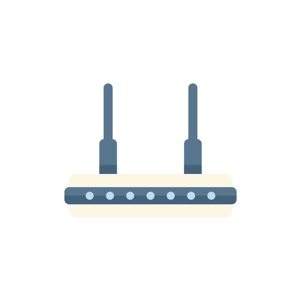 vecteur plat d'icône de routeur wifi. bouton interface