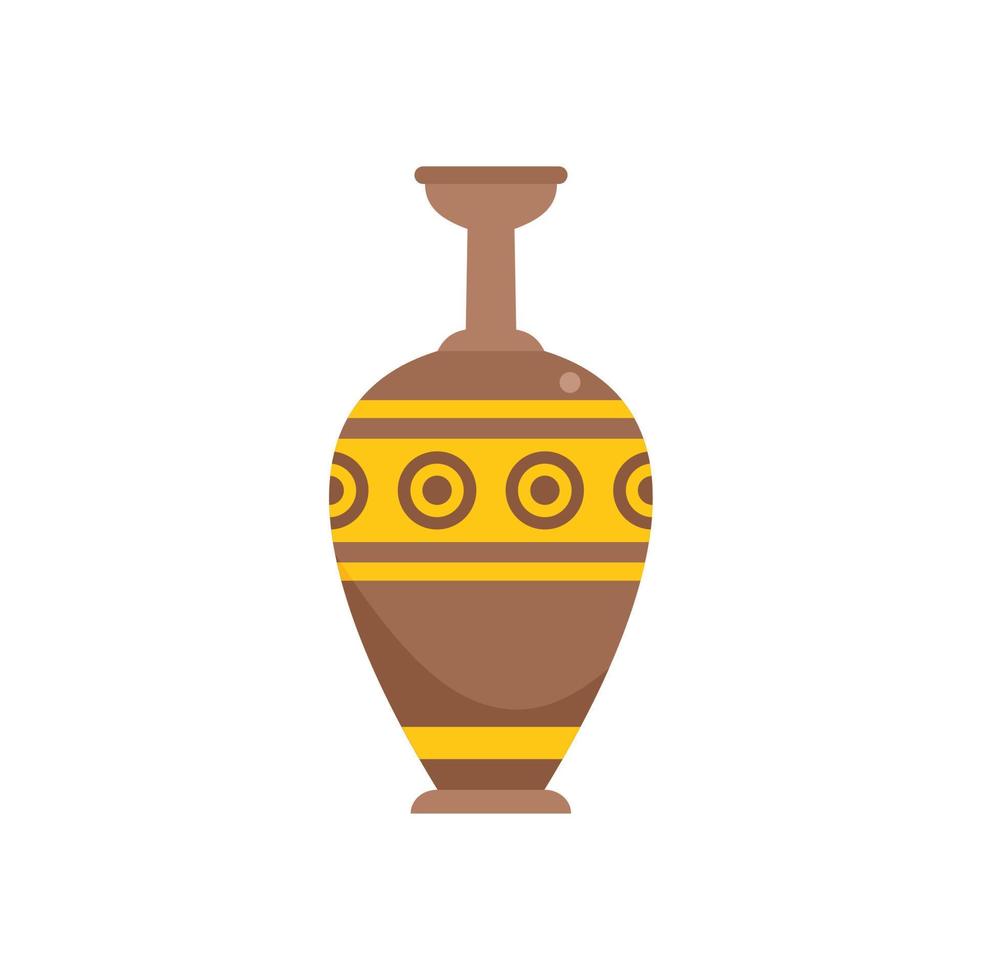 vecteur plat d'icône d'urne. pot de vase