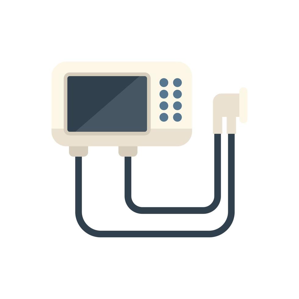 vecteur plat d'icône d'équipement d'oxygène. appareil médical