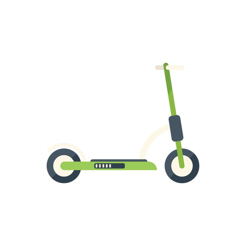 ride scooter électrique icône vecteur plat. coup de vélo