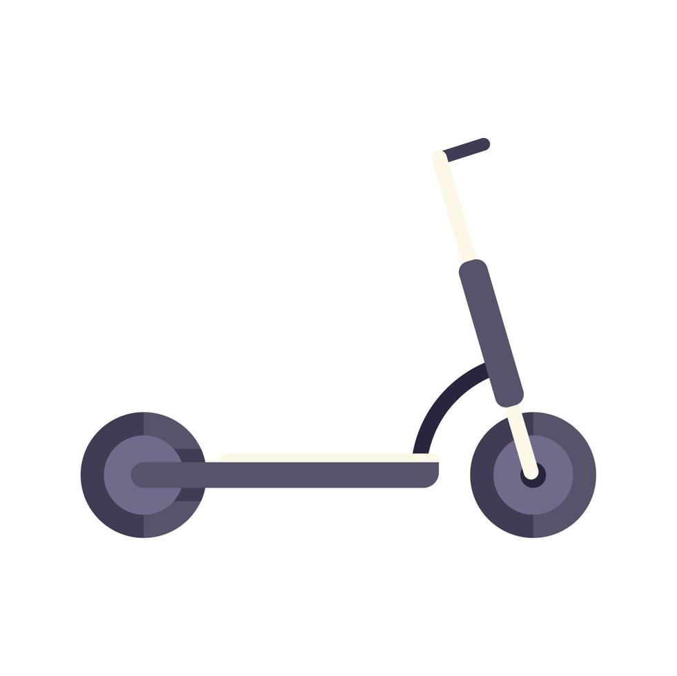 vecteur plat d'icône de cavalier de scooter électrique. transports écologiques