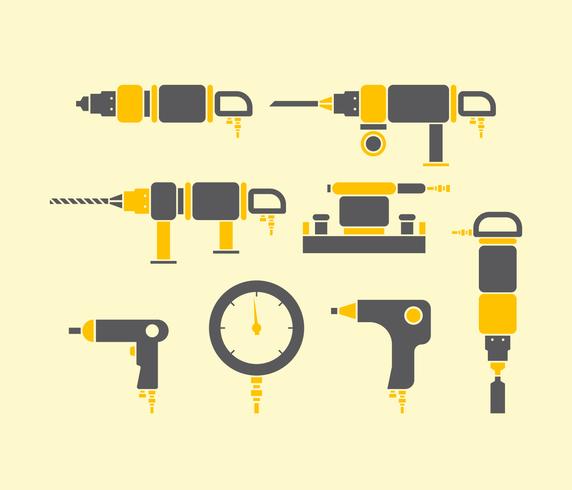 Vecteurs pneumatiques uniques uniques vecteur