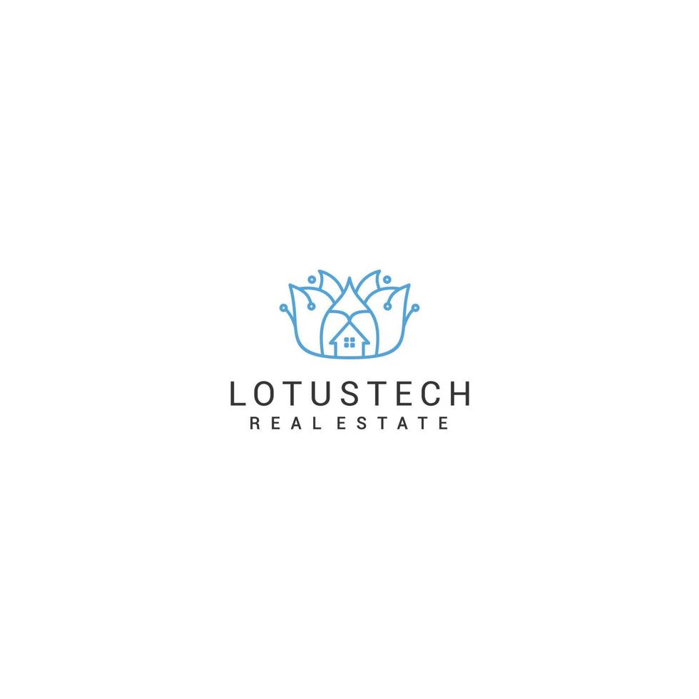 lotus tech logo conception icône vecteur