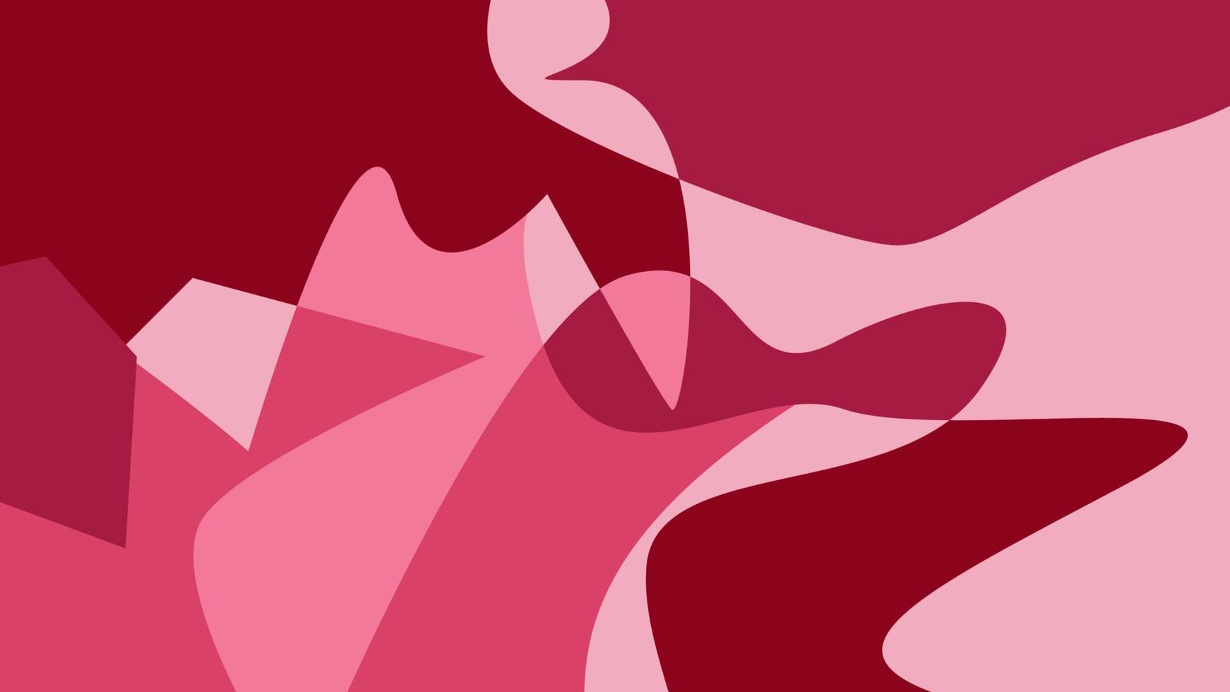 arrière-plan géométrique abstrait de couleur rose pour la présentation vecteur