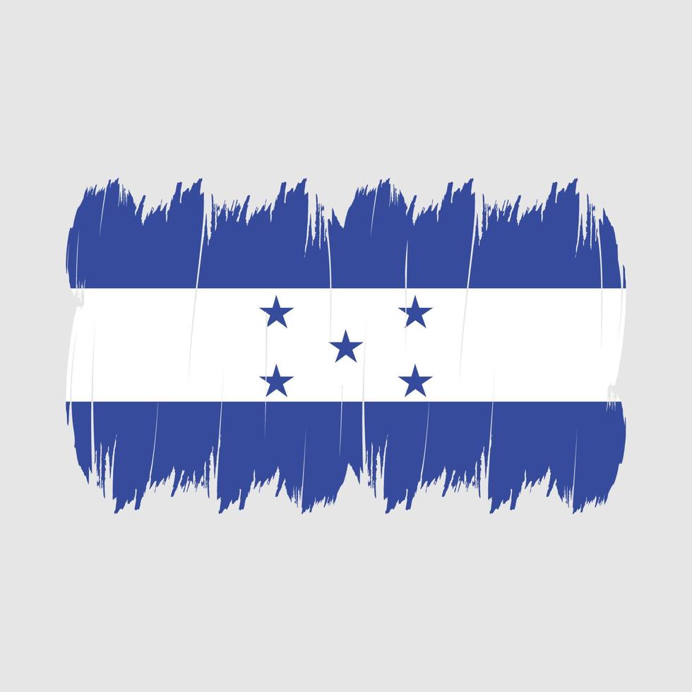 pinceau drapeau honduras vecteur