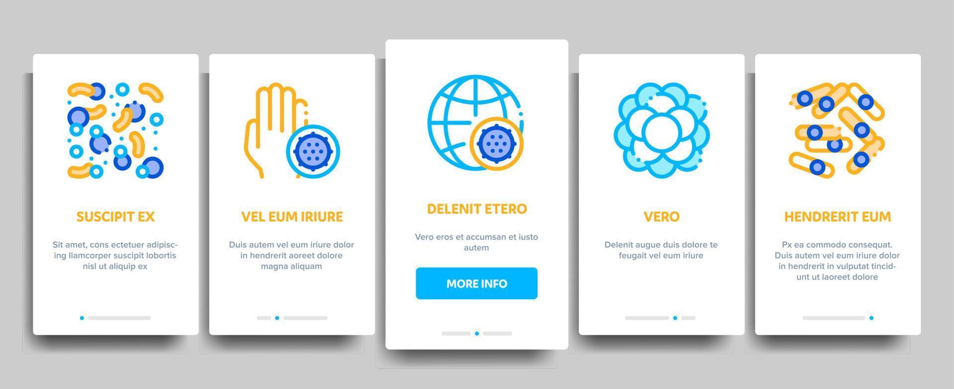 collection bactéries germes vecteur onboarding
