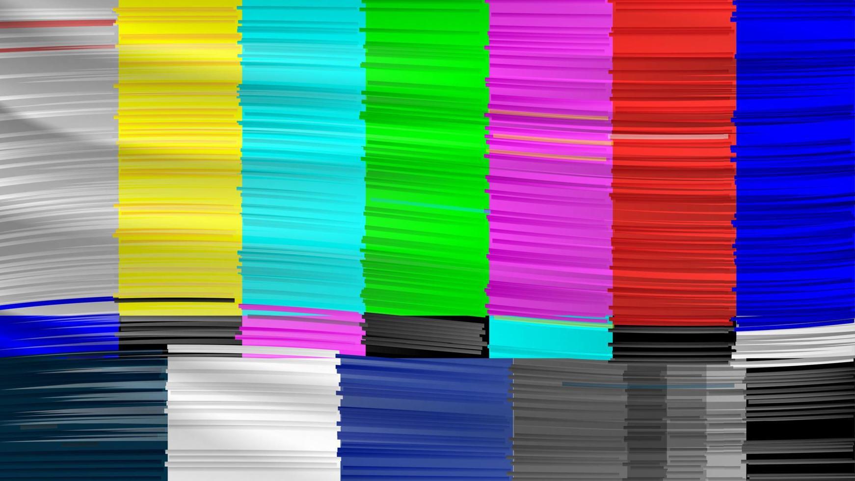 pas de signal télé. réseau descendant. pas de signal. télé glitch déformée. illustration vectorielle vecteur