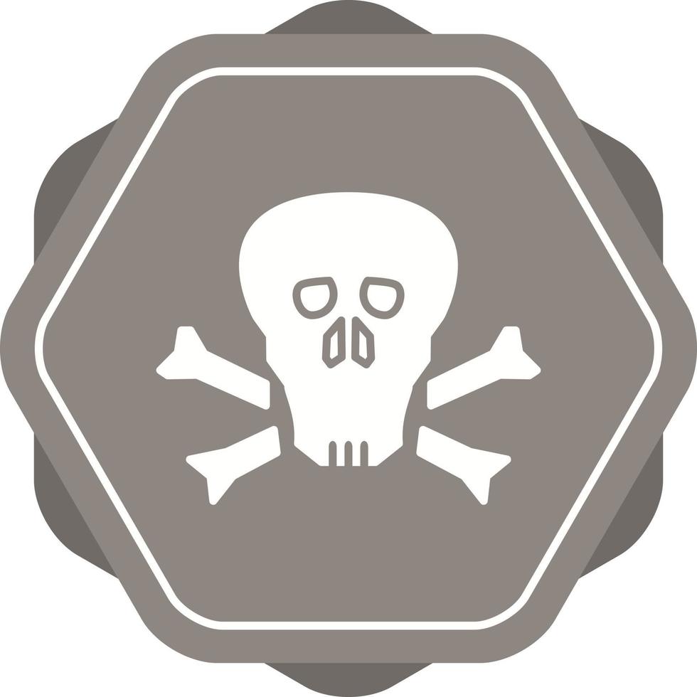 icône de vecteur de crâne de pirate