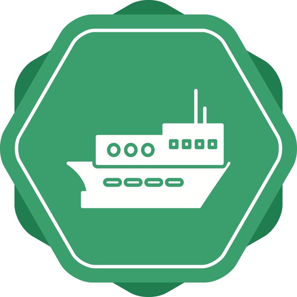 icône de vecteur de navire de livraison