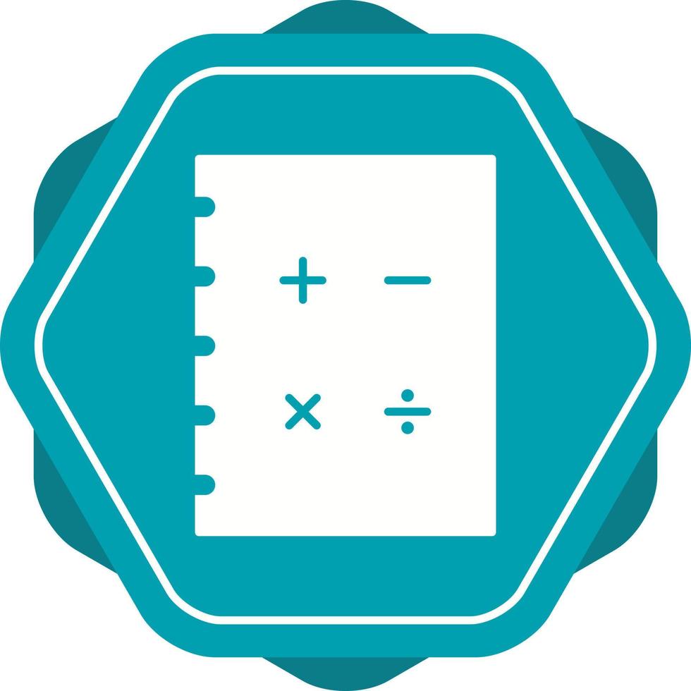 icône de vecteur de mathématiques