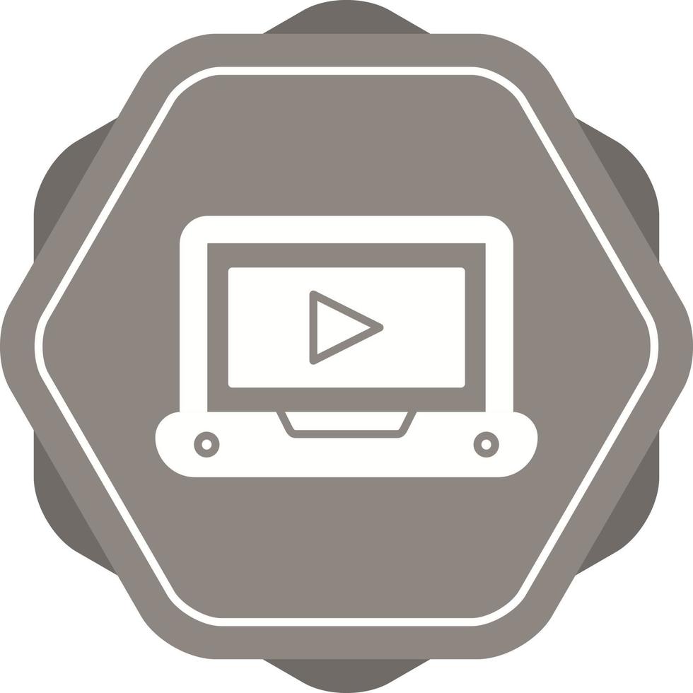 icône de vecteur de tutoriel vidéo