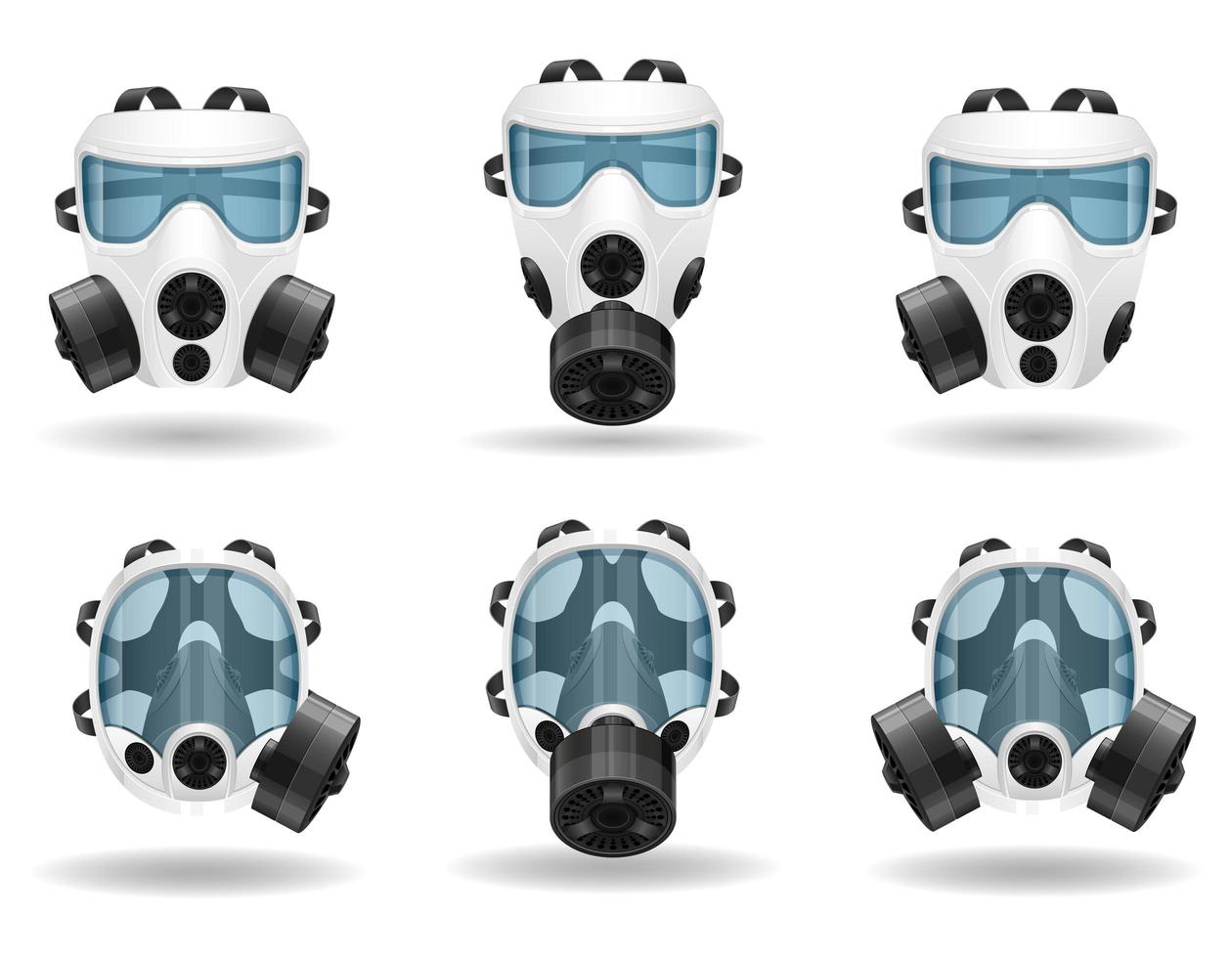masque respiratoire respiratoire pour kit de protection vecteur