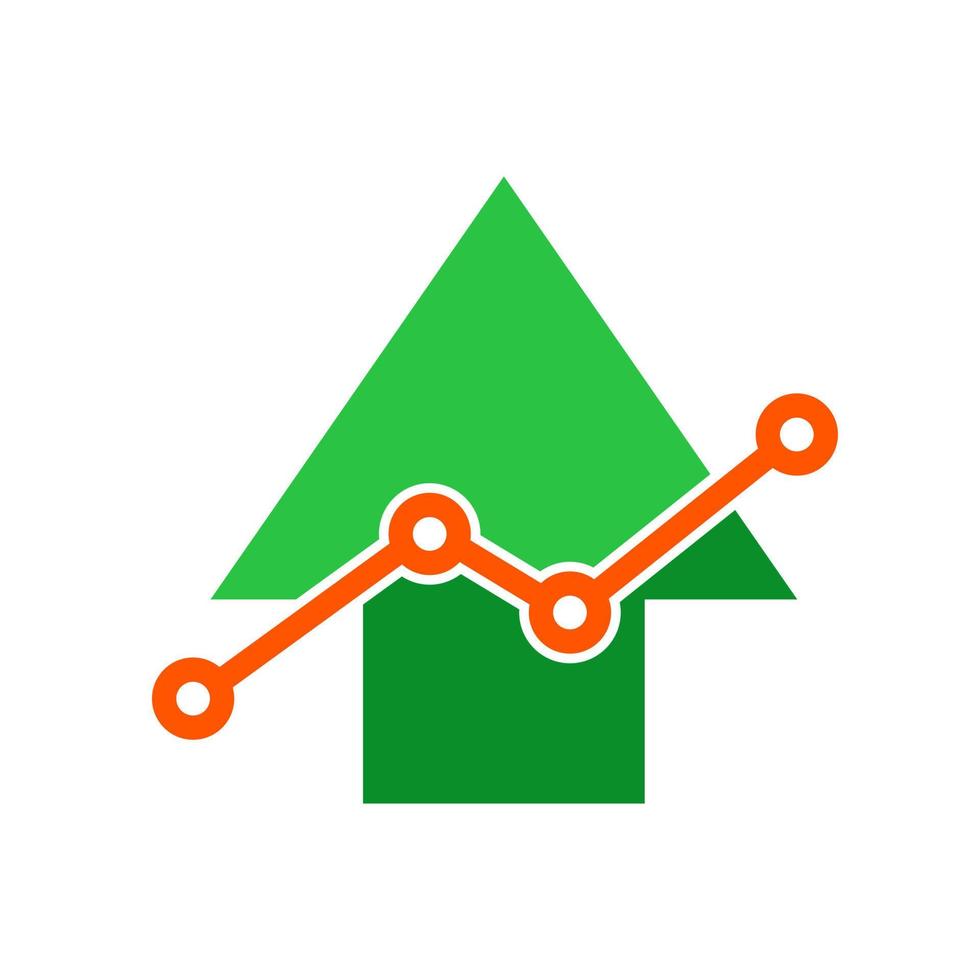 logo financier moderne vecteur