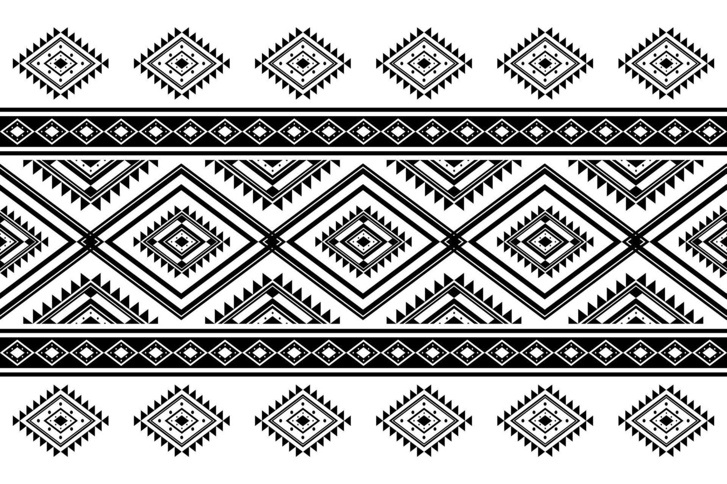 motif traditionnel géométrique ethnique oriental harmonieux pour le fond, tapis, papier peint, vêtements, emballage, batik, tissu, image vectorielle, illustration, style de broderie. vecteur