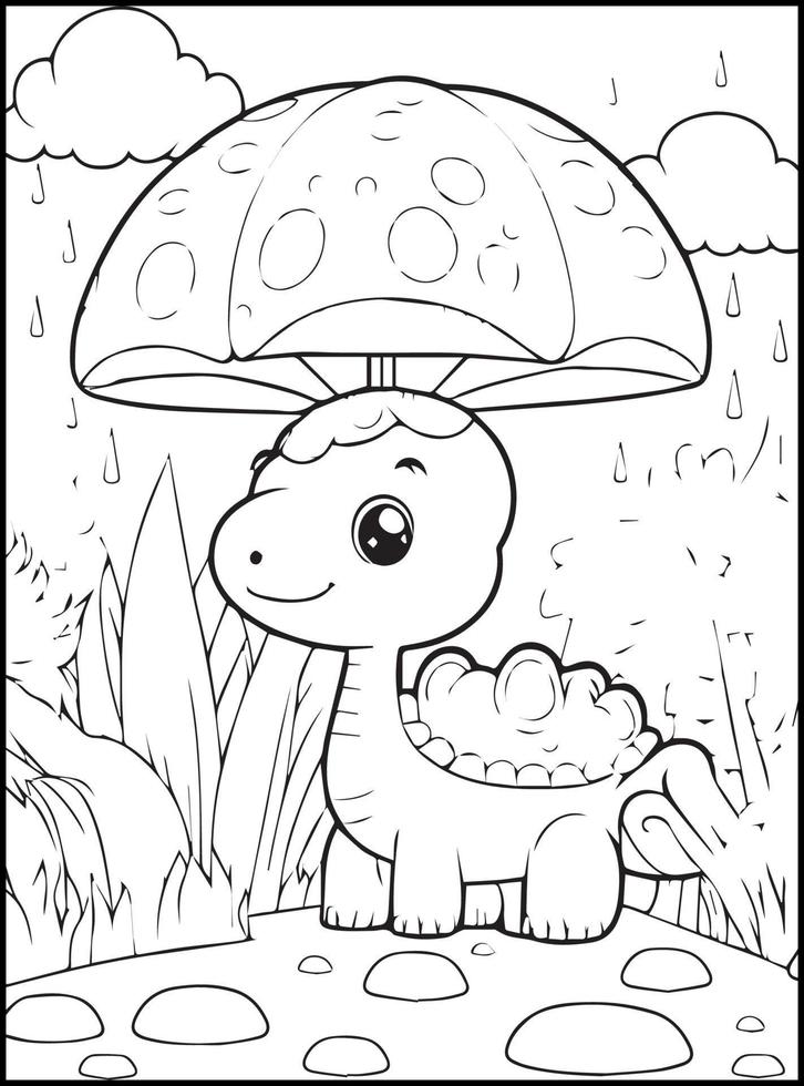 coloriages d'animaux mignons pour les enfants vecteur