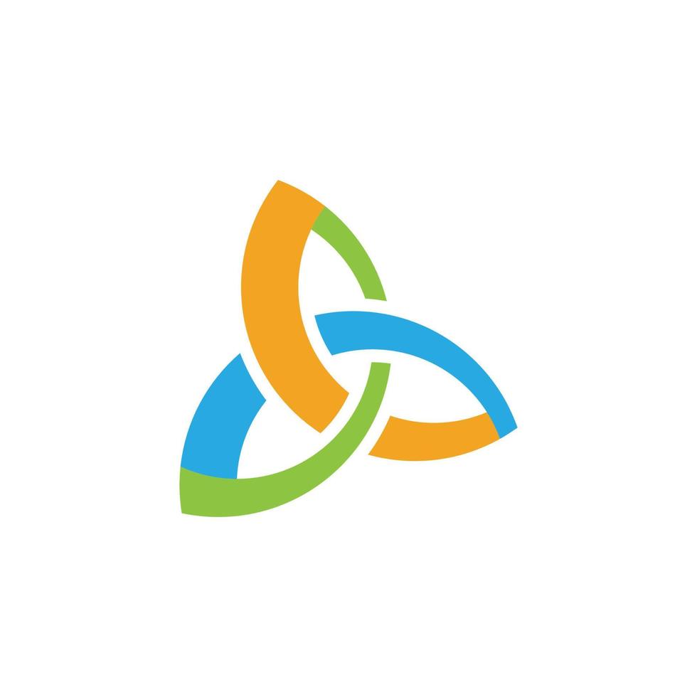 logo vectoriel de l'unité abstraite de l'entreprise