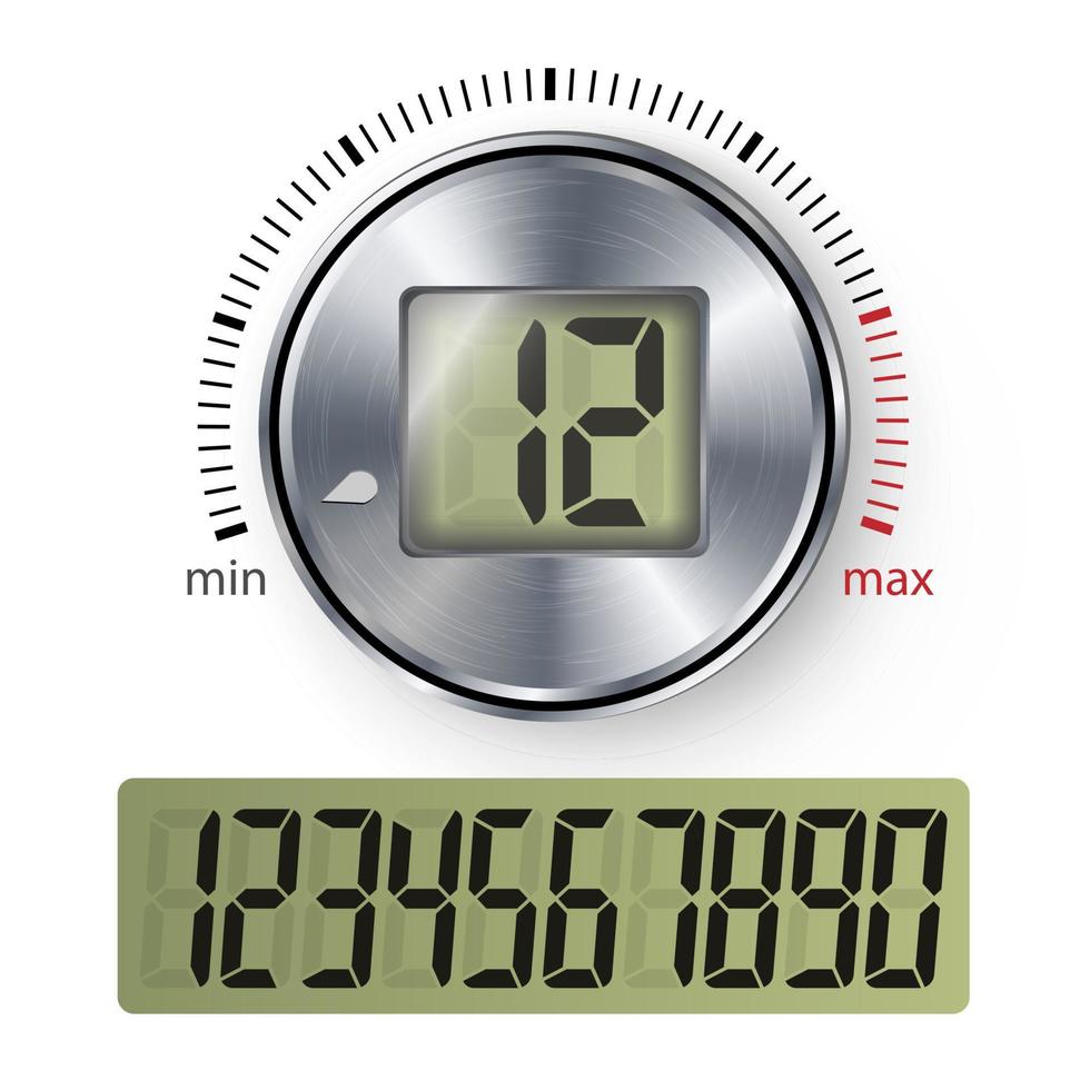 thermostat, bouton de climatisation, dessin vectoriel d'écran