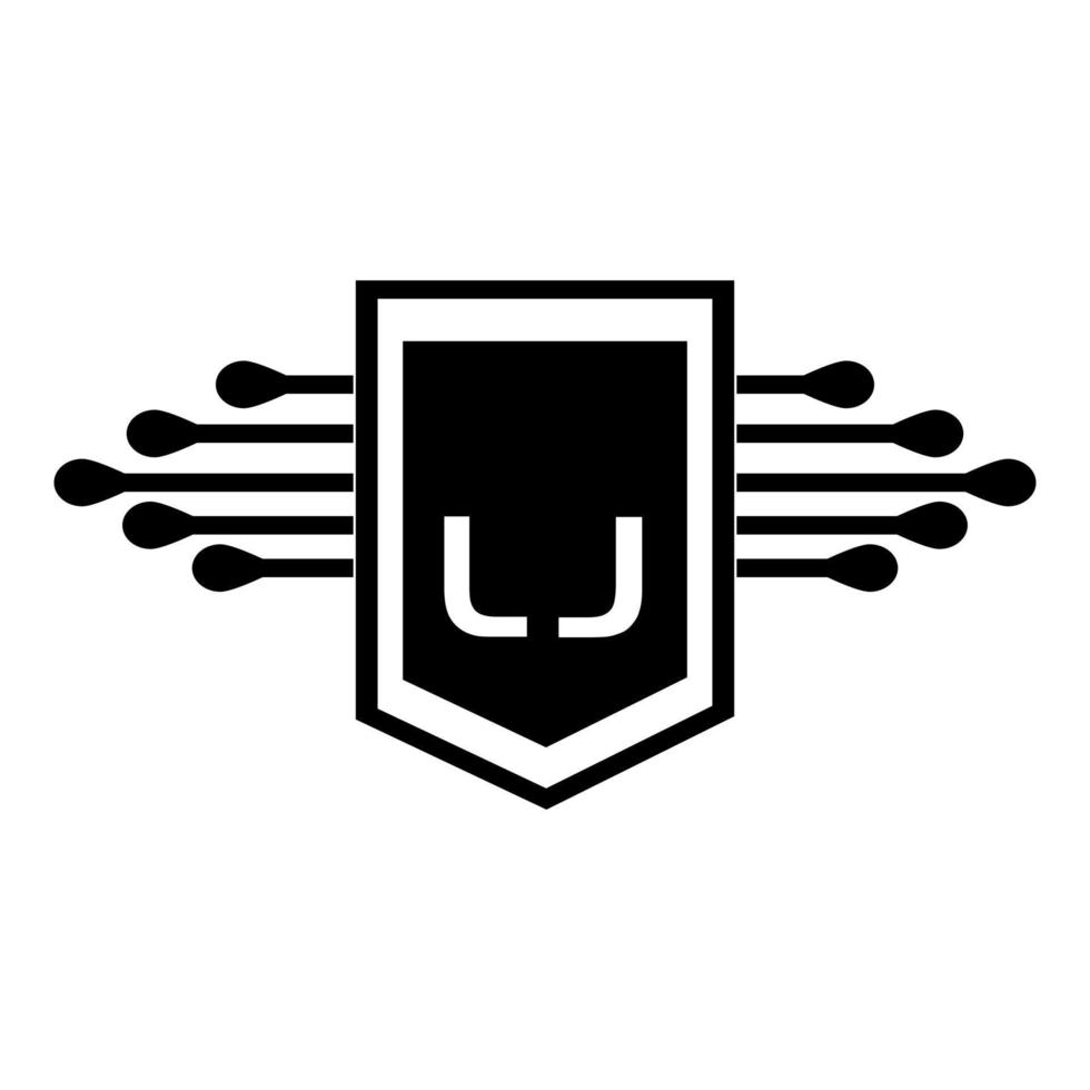 création de logo de lettre lj.création initiale de logo de lettre lj créative. concept de logo de lettre initiales créatives lj. vecteur
