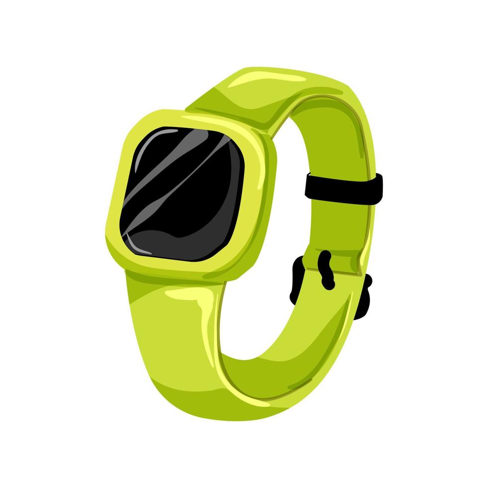 montre worlout tracker illustration vectorielle de dessin animé vecteur