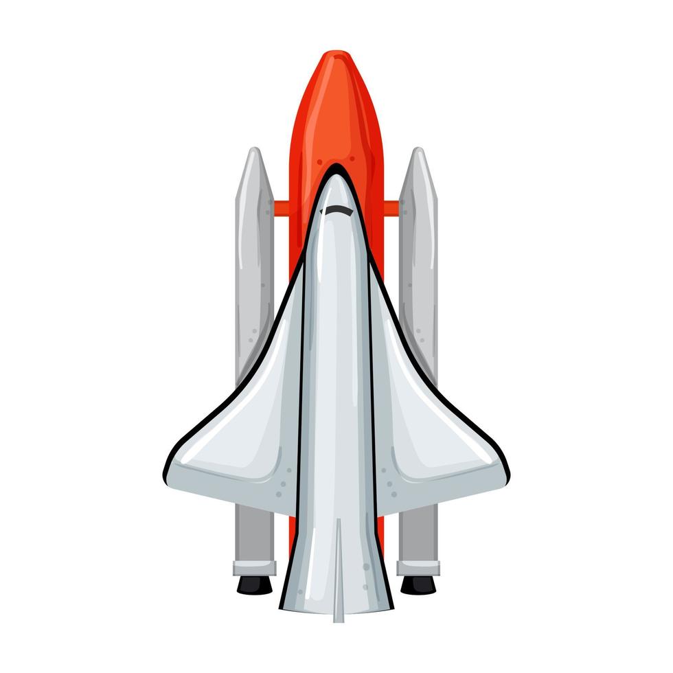 vaisseau spatial fusée jouet dessin animé illustration vectorielle vecteur