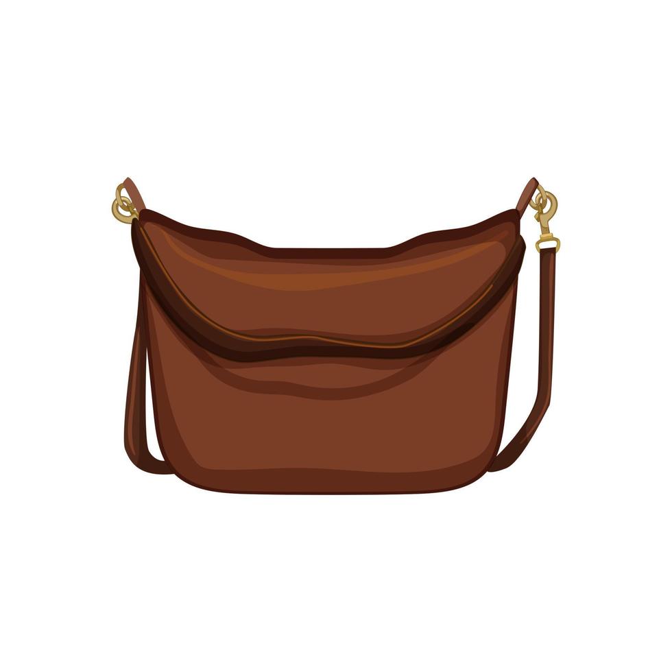 fille sac en cuir femmes dessin animé illustration vectorielle vecteur