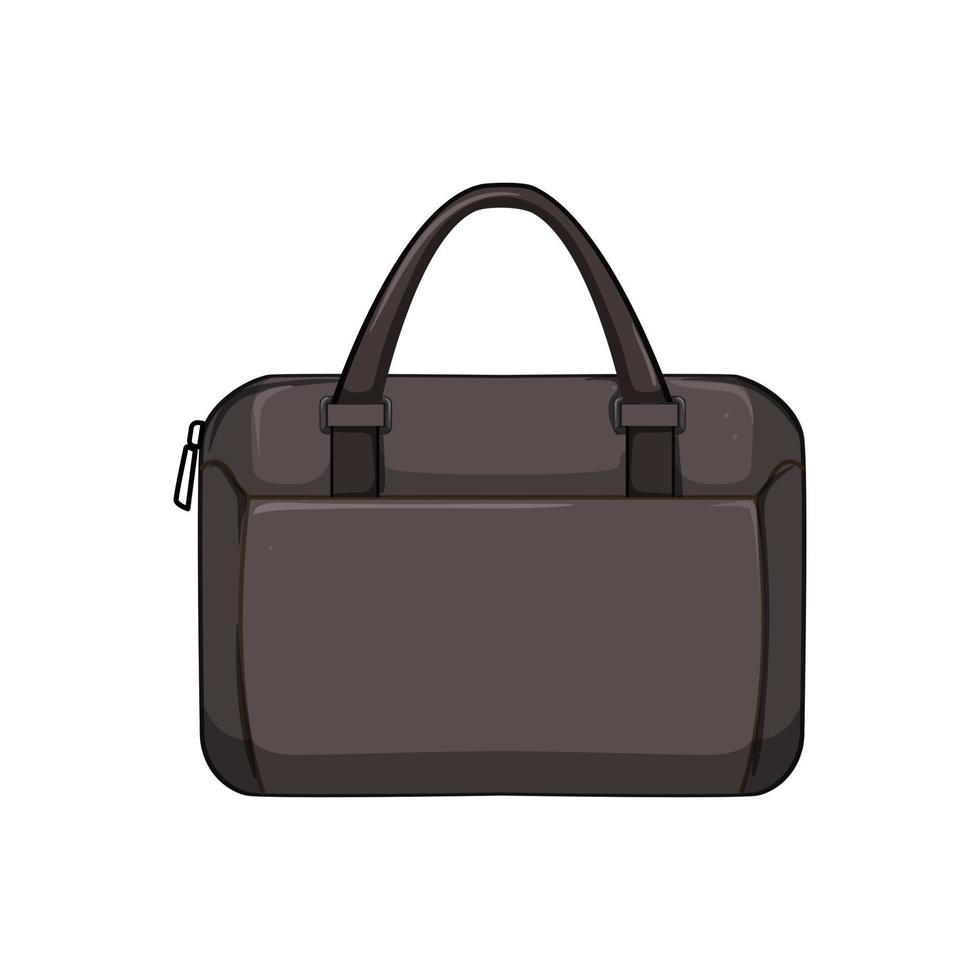 illustration vectorielle de sac à main sac d'affaires dessin animé vecteur