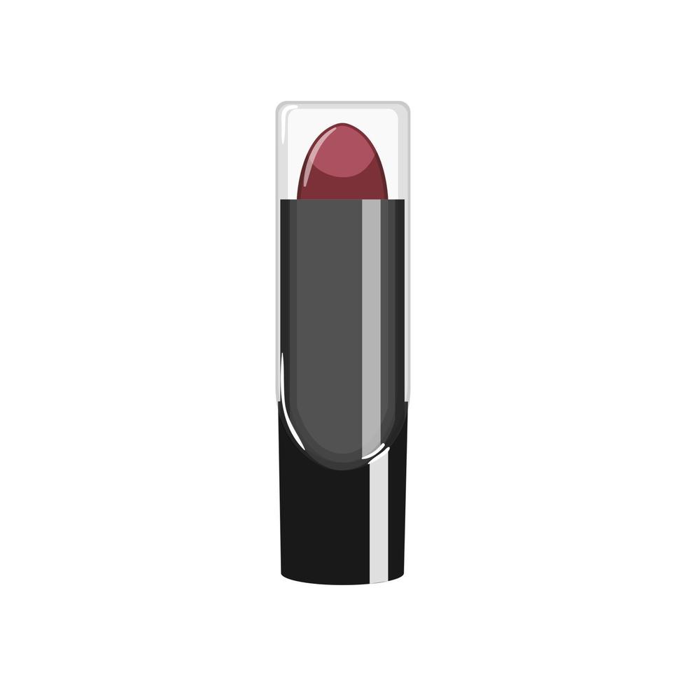illustration vectorielle de dessin animé de maquillage de rouge à lèvres rose vecteur