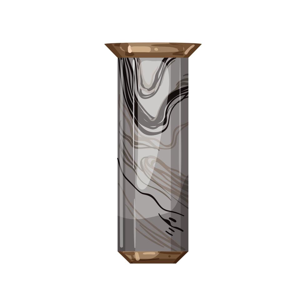 chambre vase en marbre illustration vectorielle de dessin animé vecteur