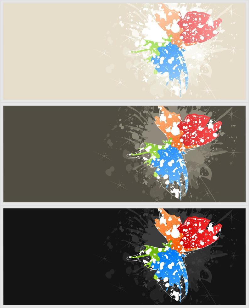 papillons pour la conception. une illustration vectorielle vecteur