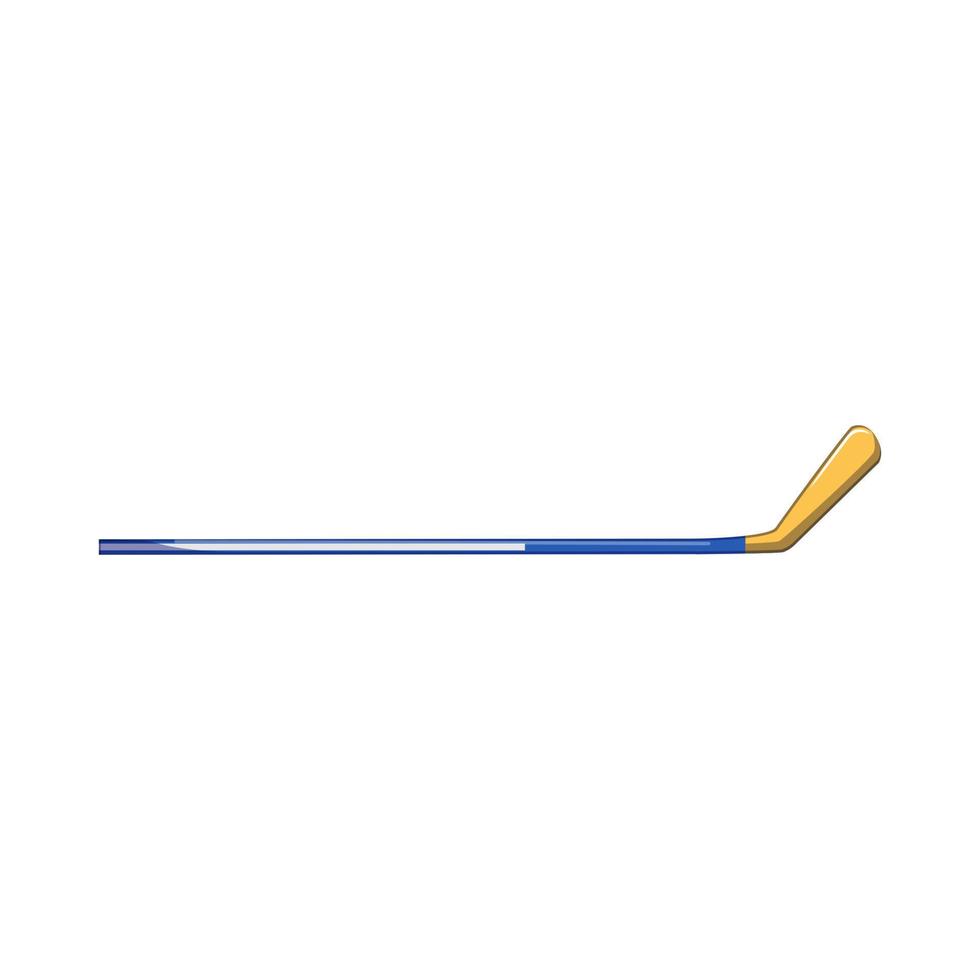 illustration vectorielle de dessin animé de bâton de hockey de sport vecteur