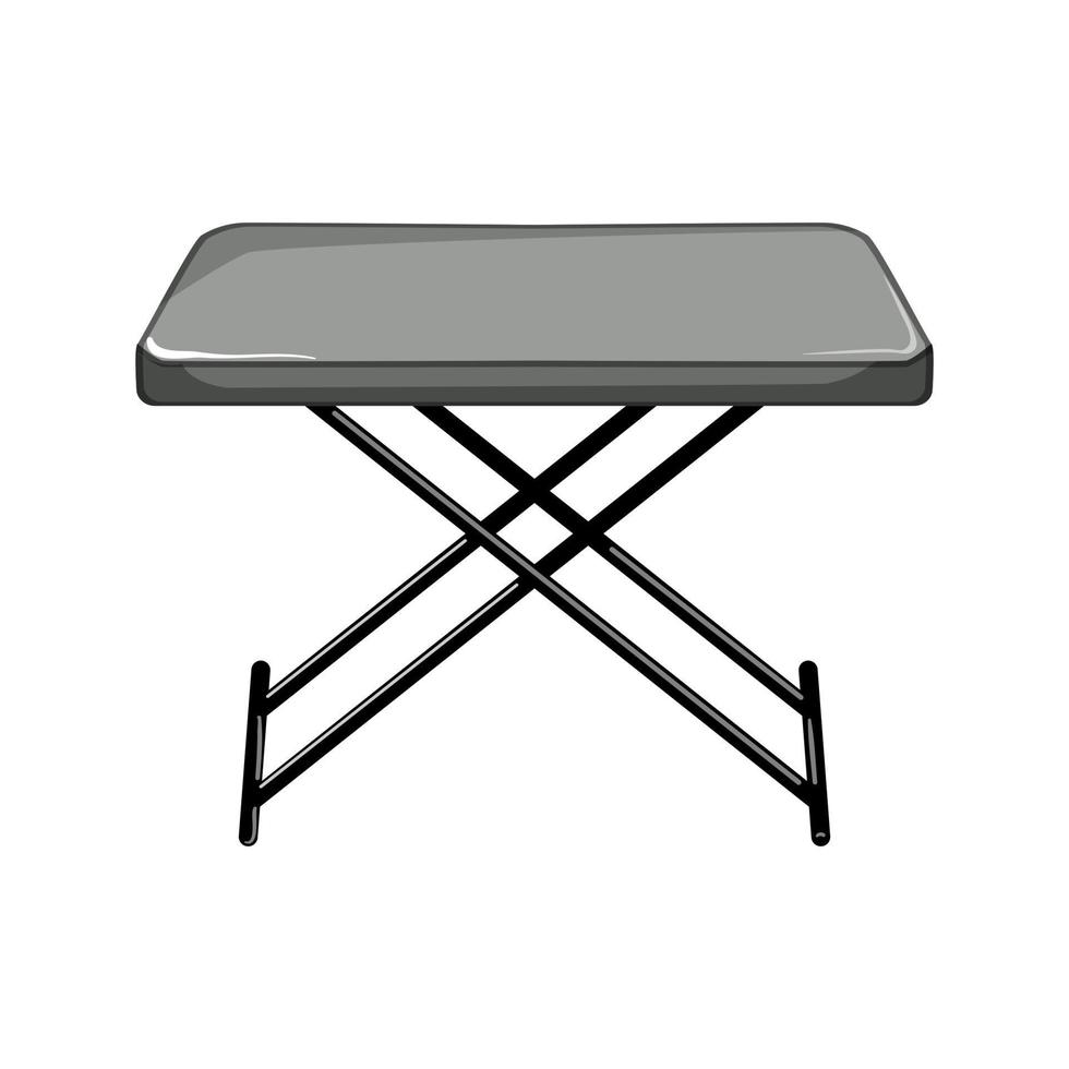 illustration de vecteur de dessin animé de table pliante de cuisine