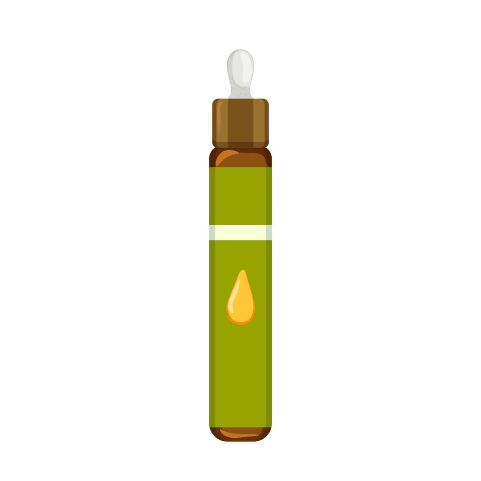 illustration vectorielle d'icône de couleur d'huile essentielle de parfum vecteur