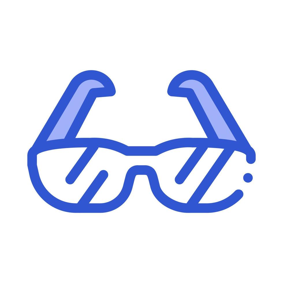 icône de vecteur d'équipement d'alpinisme de lunettes de sport