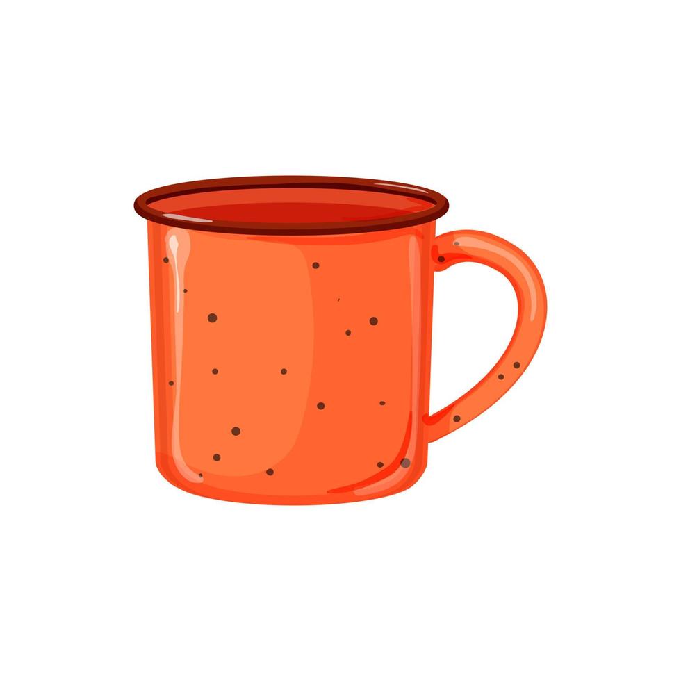 tasse de nourriture illustration vectorielle de dessin animé en céramique vecteur