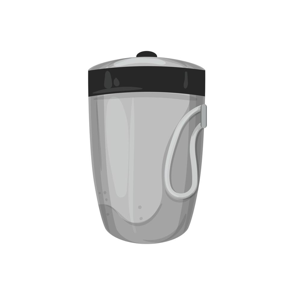 illustration de vecteur de dessin animé de tasse de camp de camping