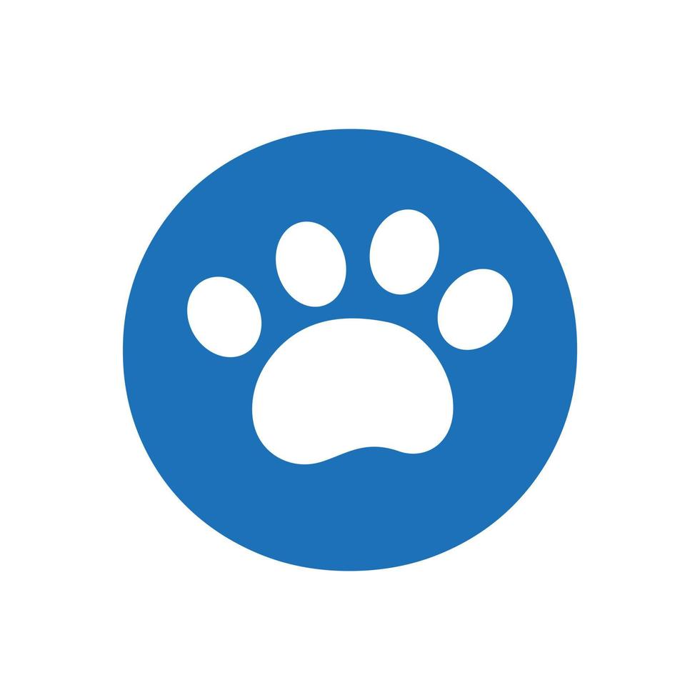 lettre o logo de soins pour animaux de compagnie, modèle de signe et symbole vectoriel de conception de logo de chien